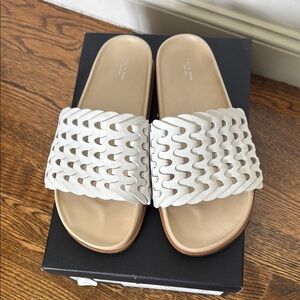 Rag & Bone Cream Woven Sandals
